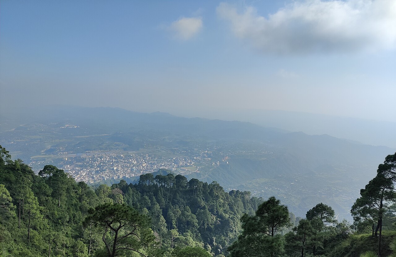 The shrine complex Of Maa Vaishno Devi on Trikuta mountain