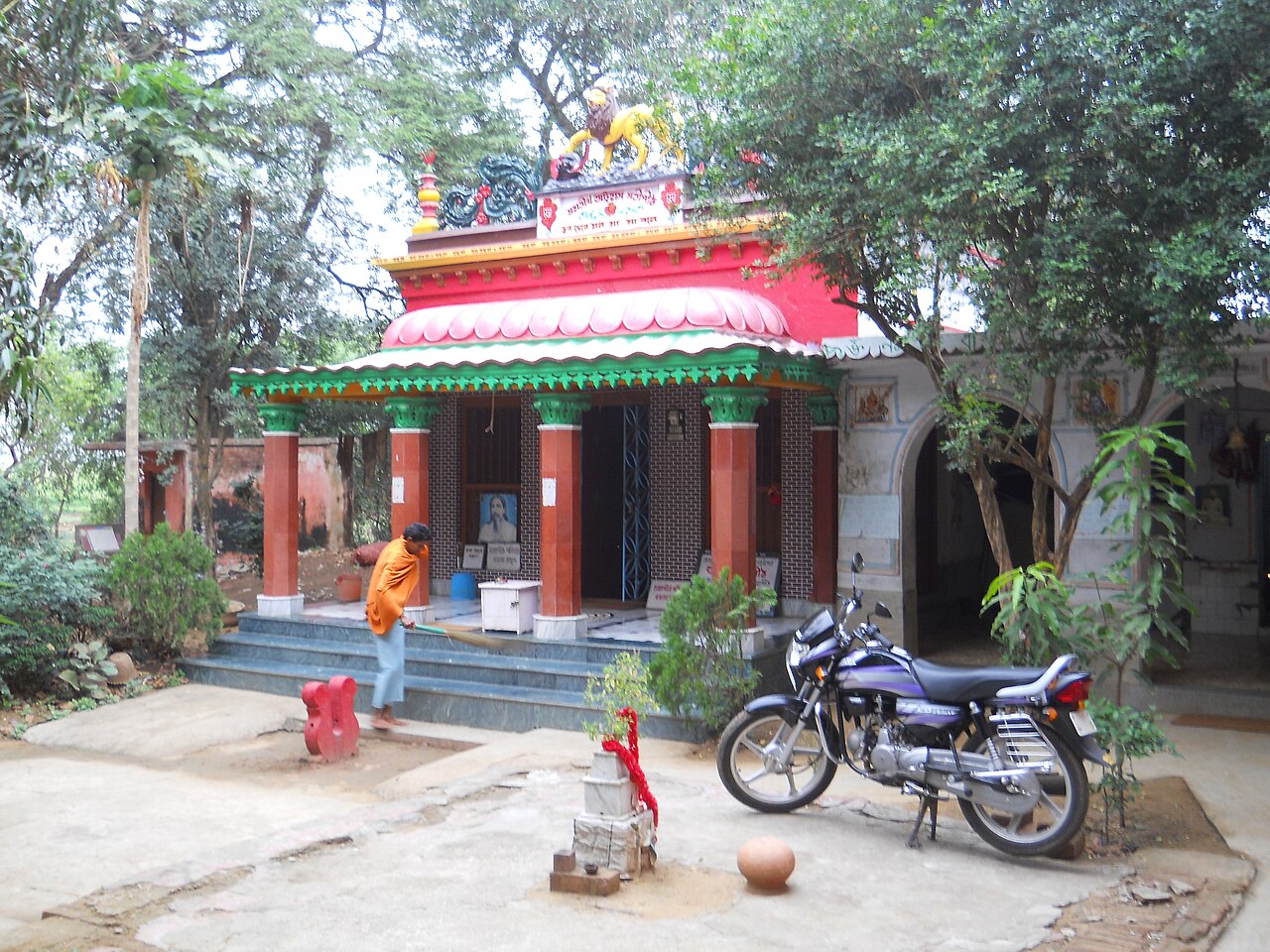 The Temple at Attahas, Seat Of Maa Phullara, under an open sky