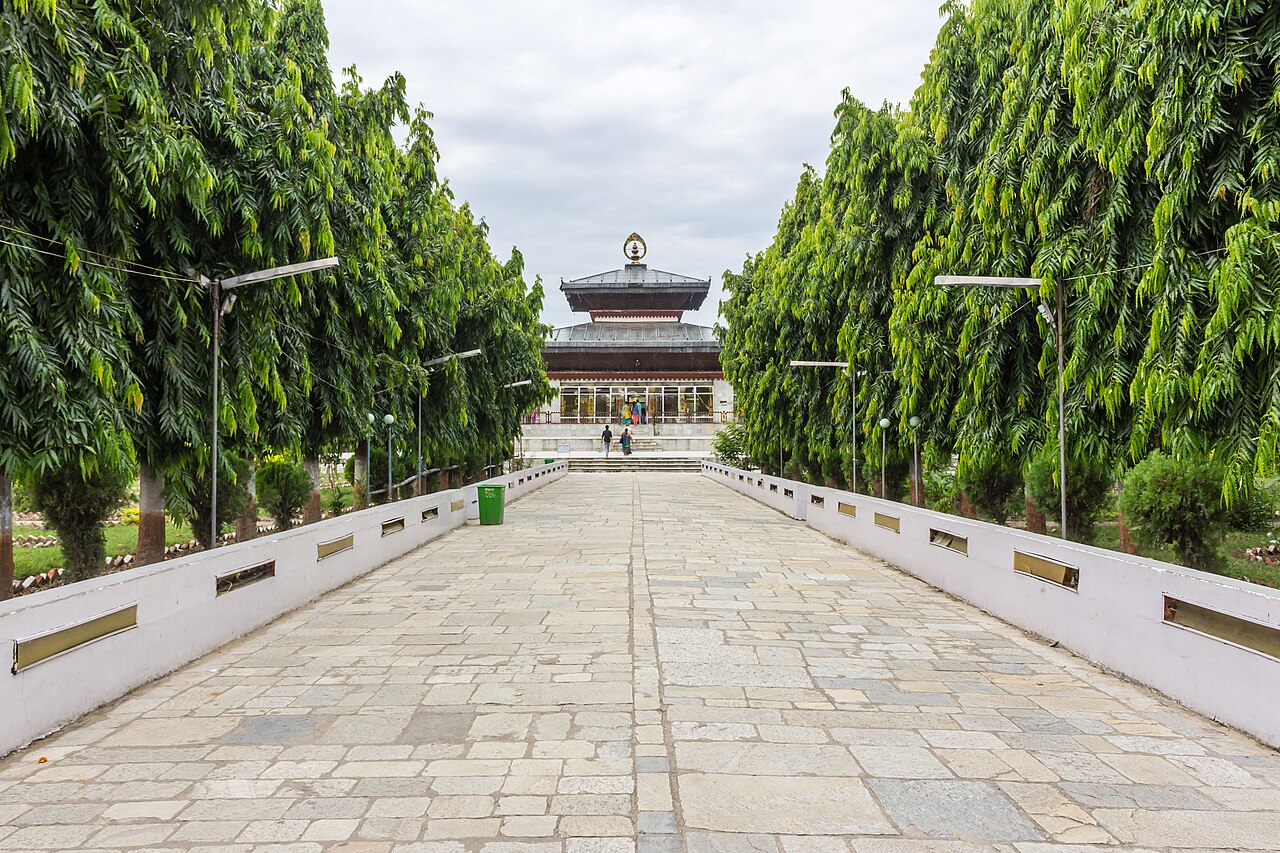 The Vivah Mandap pavilion at Janakpur, which marks the wedding ground of Maa Sita and Lord Ram