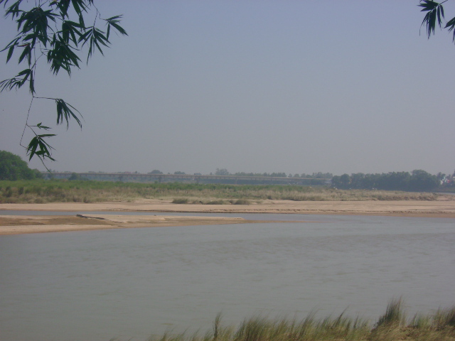 The Ajay river seen from the Mangalchandi Temple at Ujani