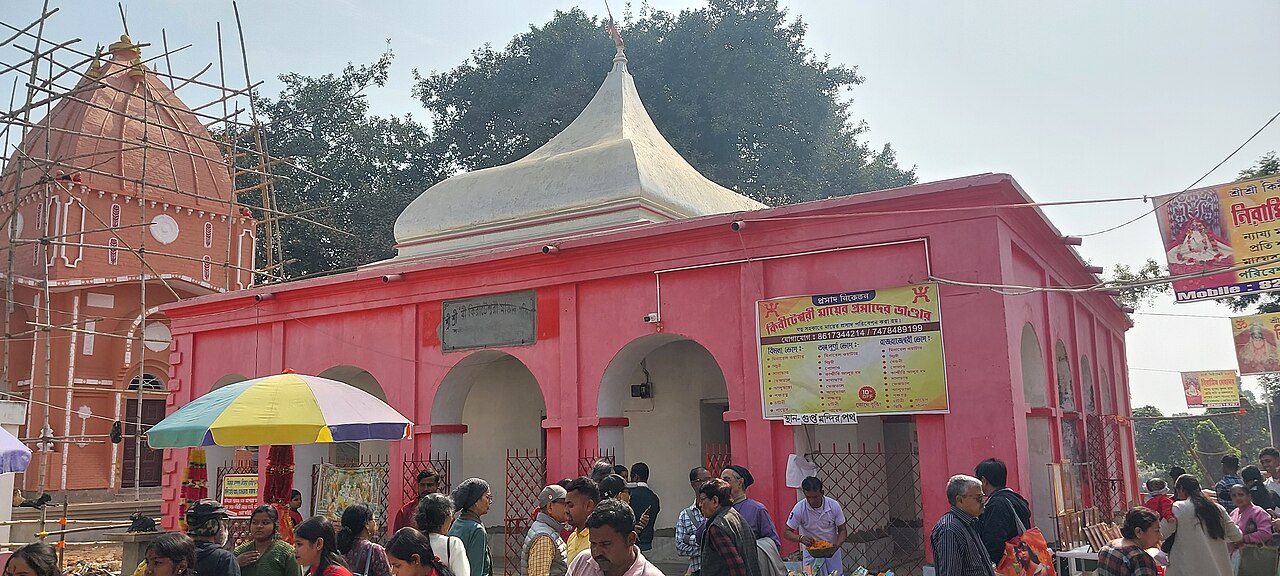 The main shrine Of Maa Kiriteshwari at Kiritkona, Murshidabad