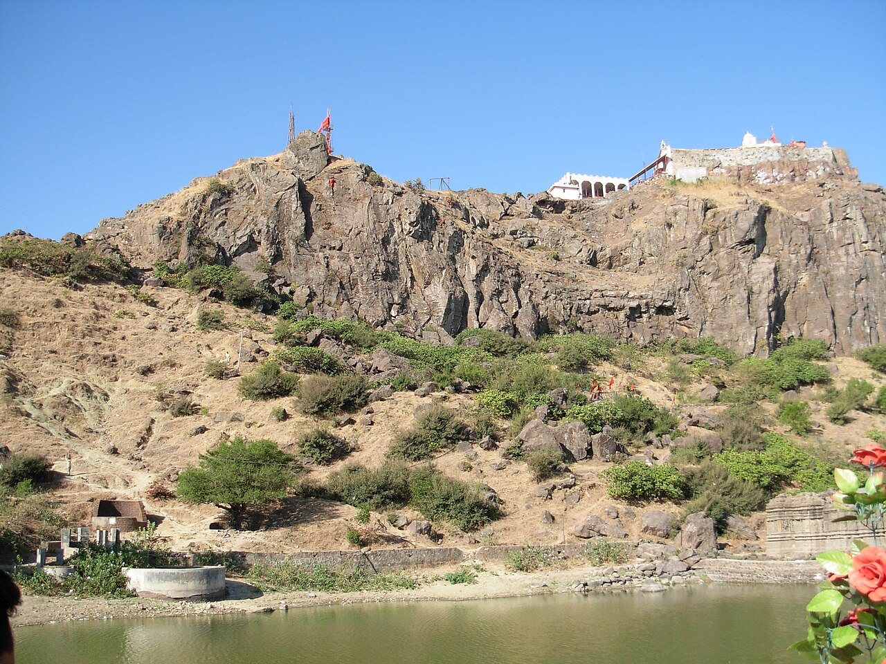 Dudhiyu talav on Pavagadh Hill, on the pilgrim way To Maa Mahakali