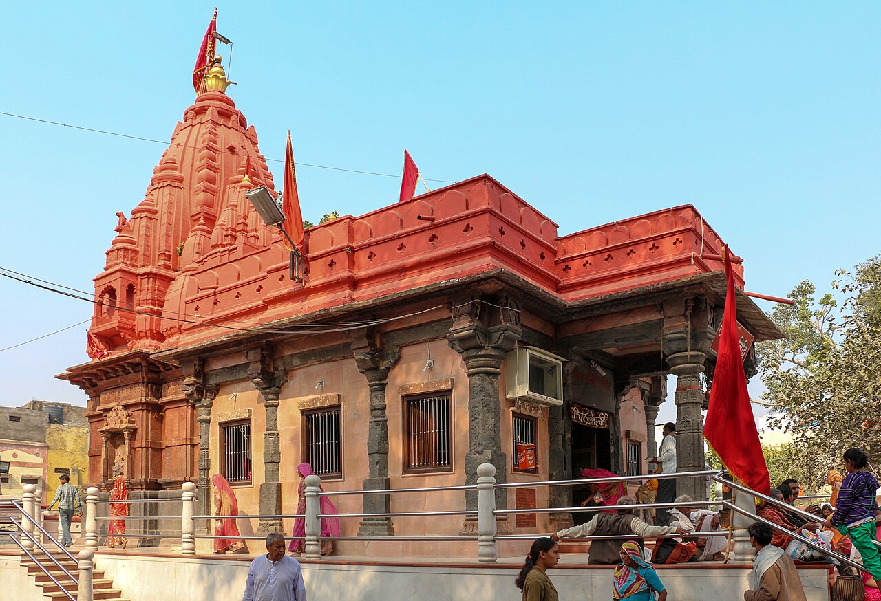 The Temple of Maa Harsiddhi seen from the south, Ujjain