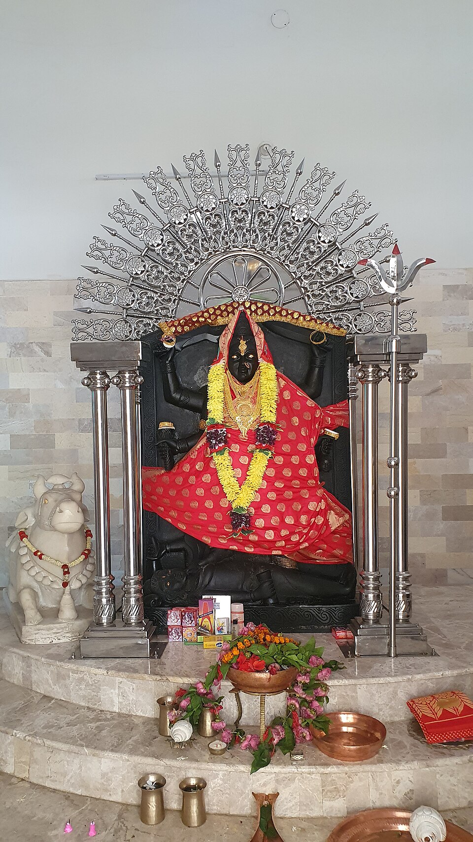 The image Of Maa Sugandha, The Goddess Sunanda, at Her Shrine in Shikarpur