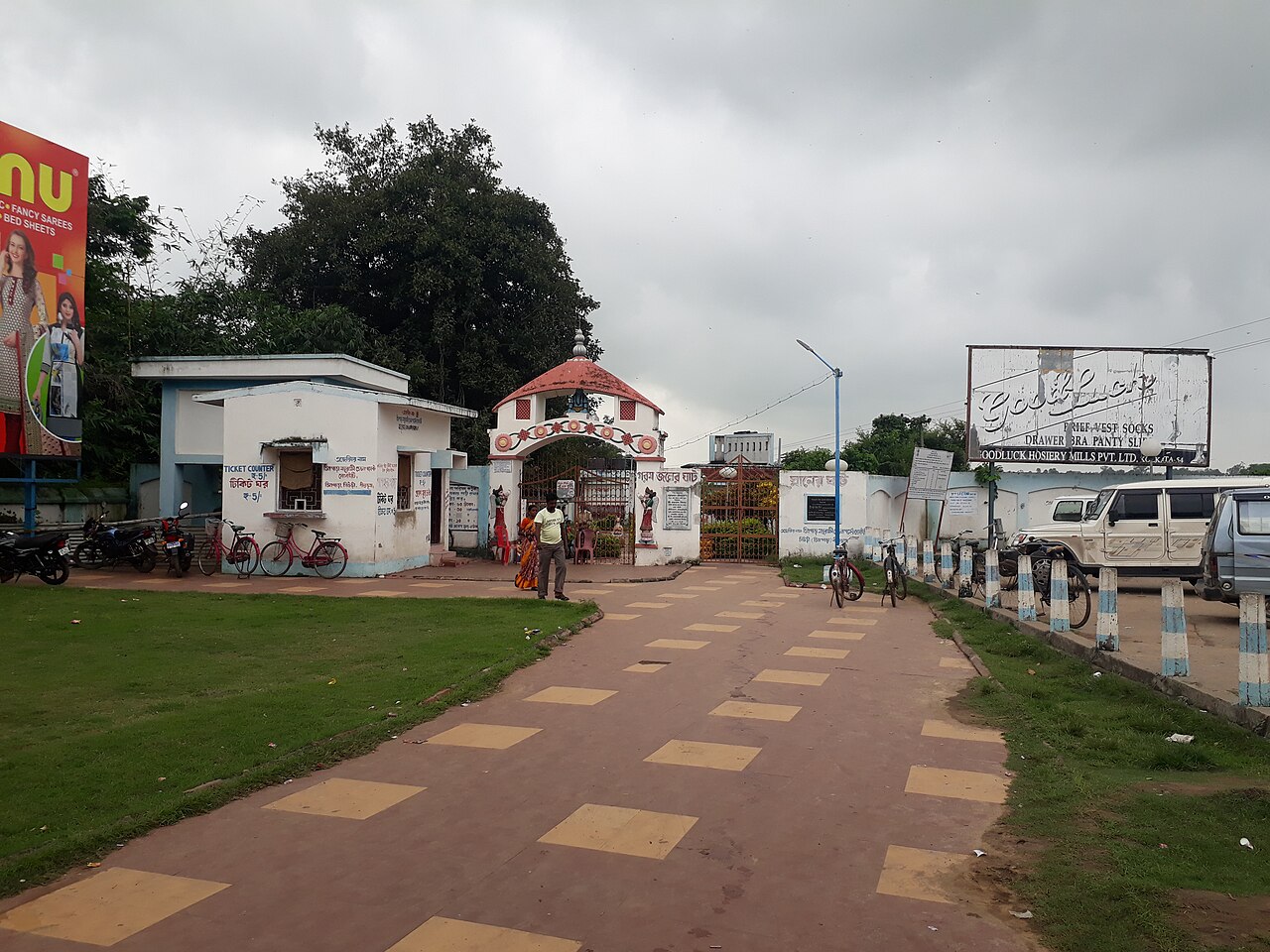 The Temples of Bakreshwar beside the sacred hot spring where devotees bathe