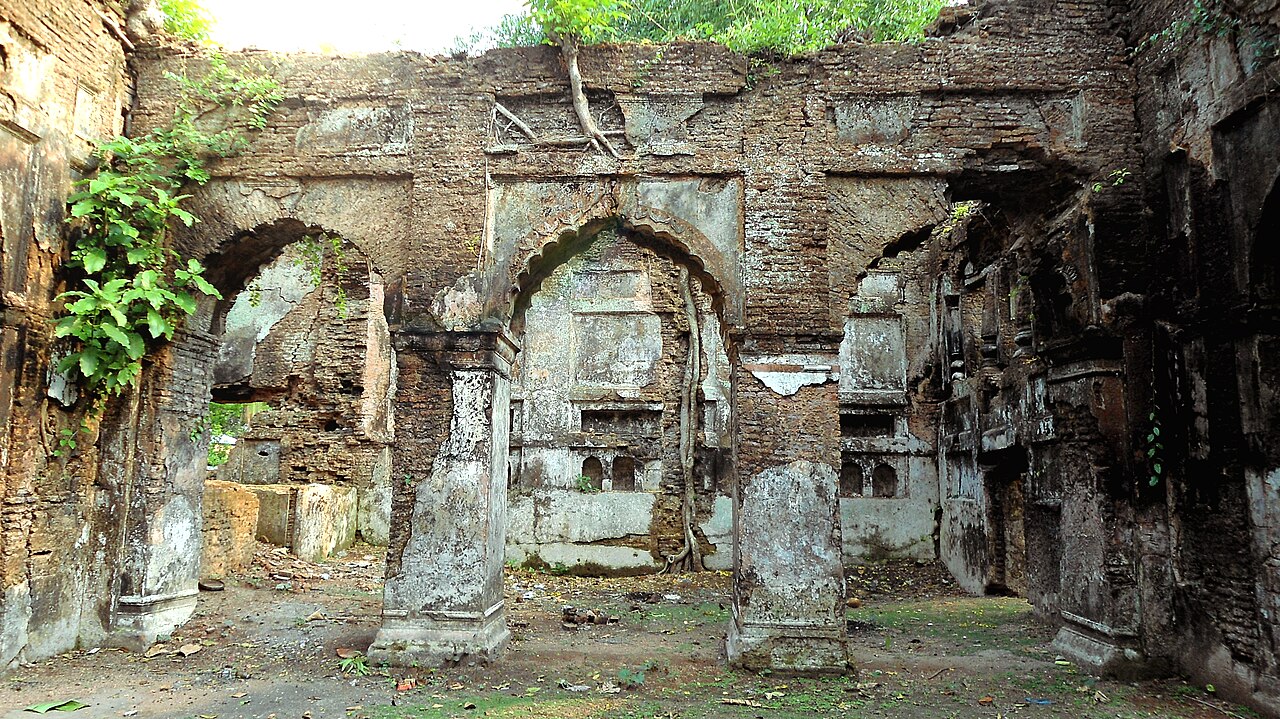 The Temple courtyard at Bhabanipur, home Of Maa Aparna