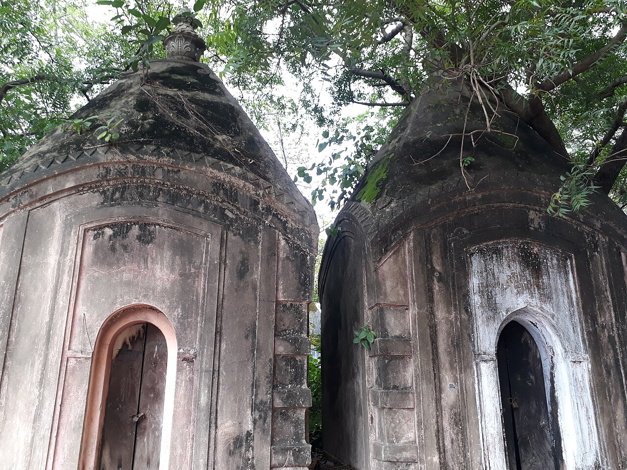 Shrine towers of Bakreshwar, seat of Maa Mahishamardini in Birbhum