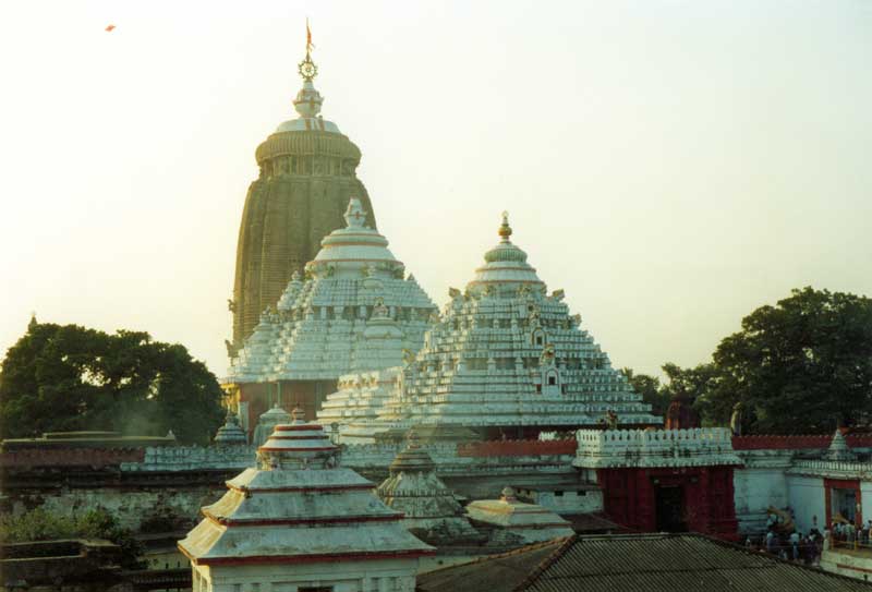The Jagannath Temple at Puri, whose inner enclosure shelters the shrine Of Maa Vimala