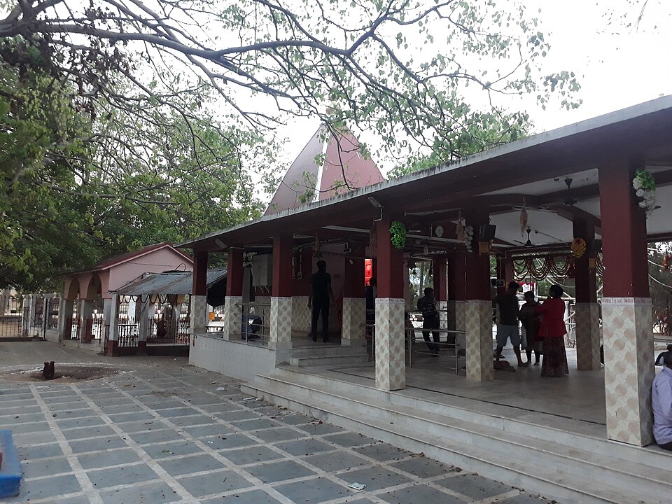 Shrines of the Kankalitala Temple complex in Birbhum, West Bengal